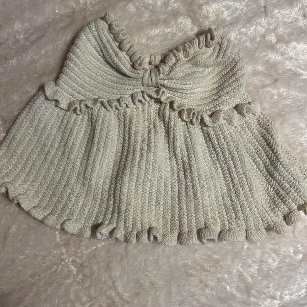 Cream flowy top